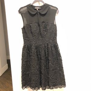 Ted Baker black lace dress.